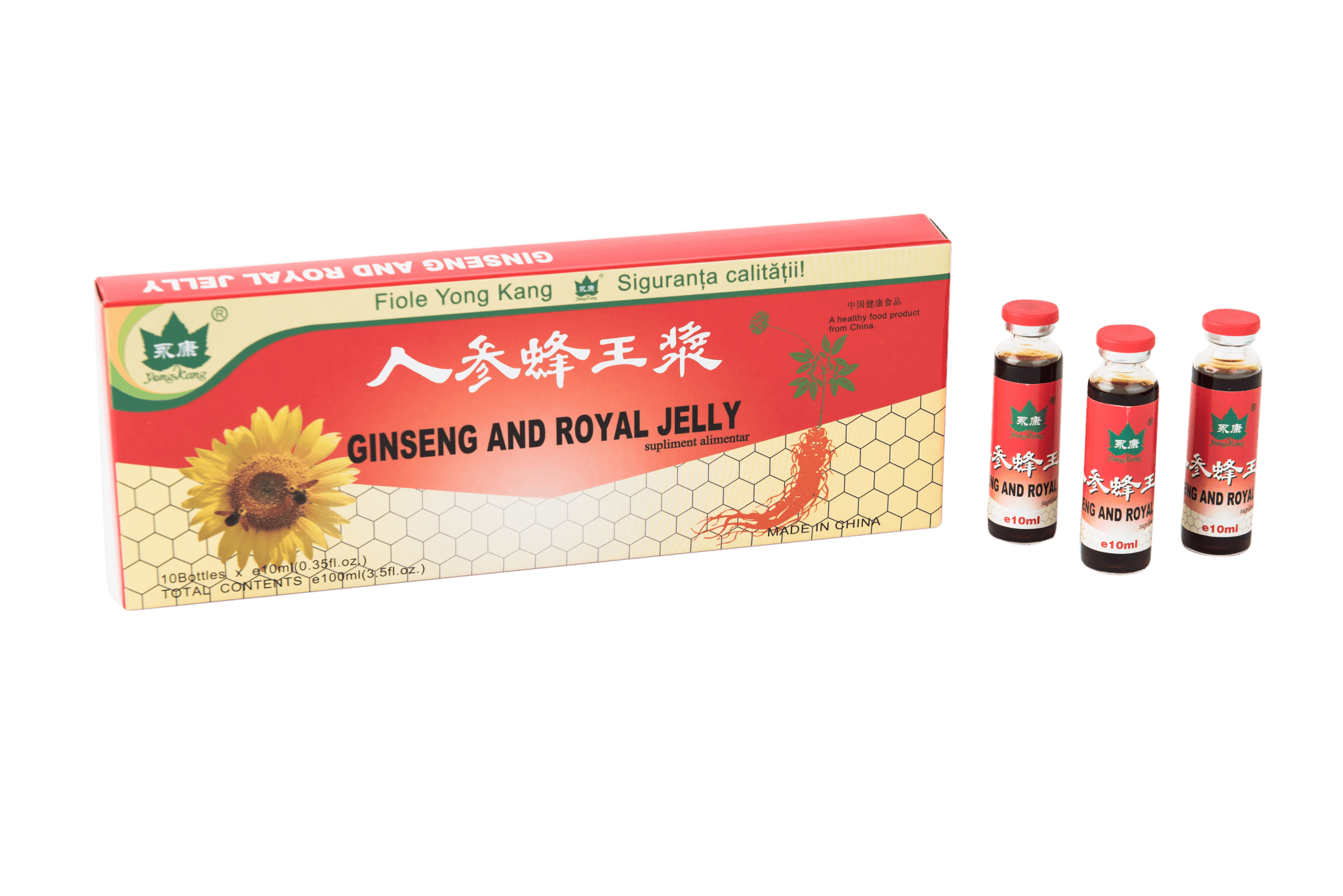 ginseng royal jelly fiole
