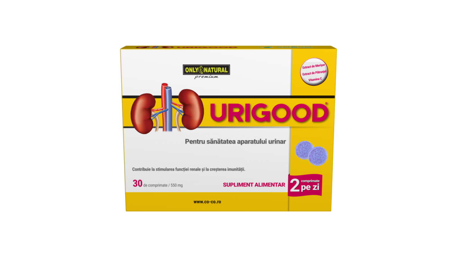 Urigood mg, 30 comprimate, Only Natural : Farmacia Tei online